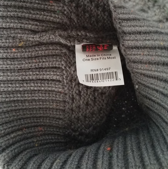 Women's Official Rolling Stones Tongue Logo Cuff Beanie - Picture 5 of 8